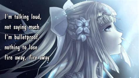 nightcore lyrics